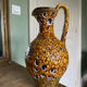 Fat lava vase signed henri collioure 1978