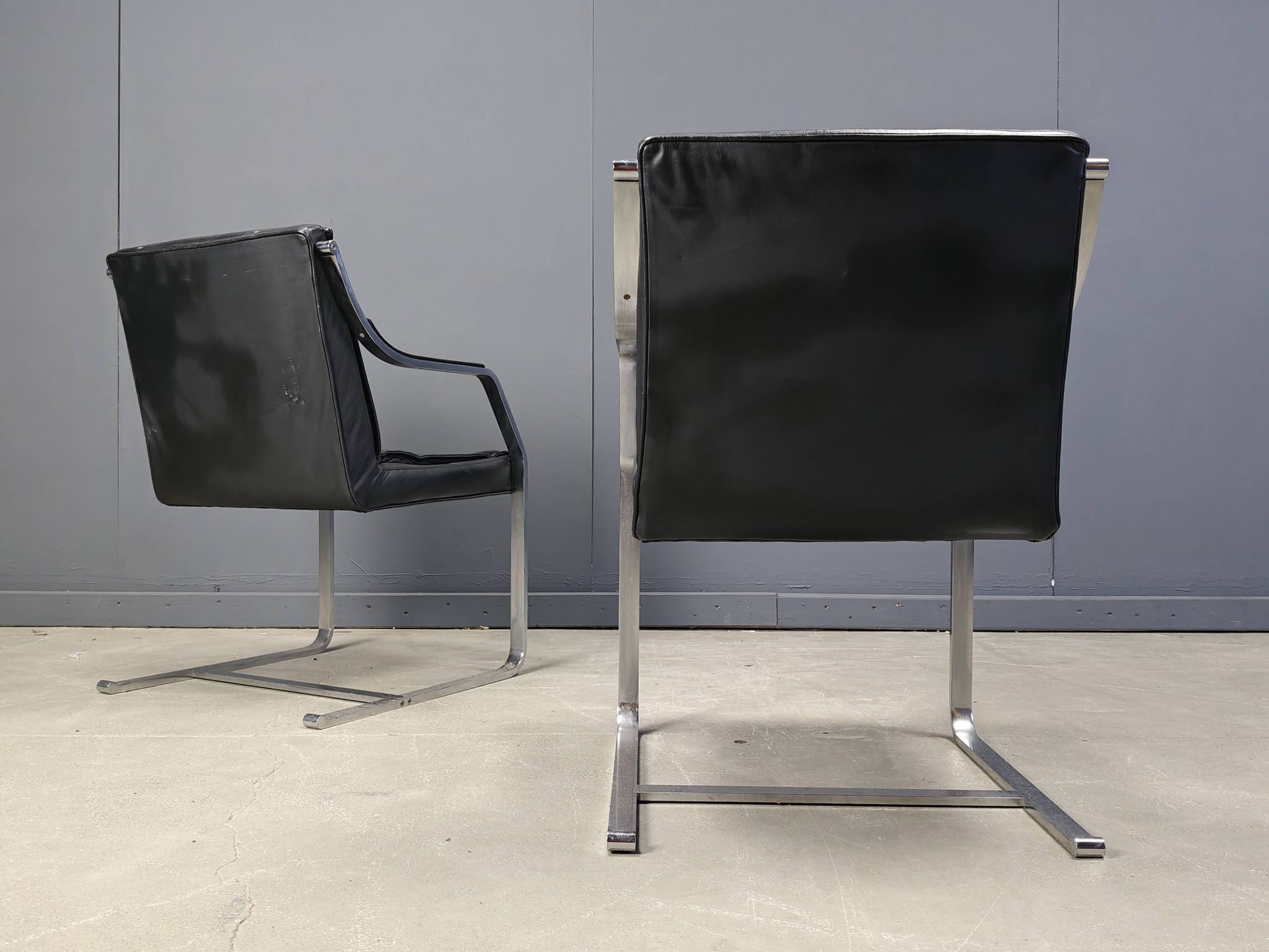 Set of 6 Rudolf Glatzel armchairs for Knoll Art Collection, 1980s