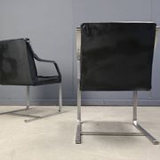 Set of 6 Rudolf Glatzel armchairs for Knoll Art Collection, 1980s