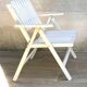 Pair of vintage wooden garden armchairs by r.gleizes