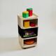 Set of 3 Kartell Componibili Modules Black and White 1970s