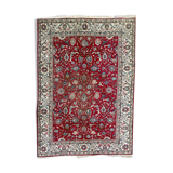 Large vintage Persian carpet tabriz 244x344 cm