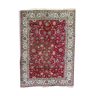 Large vintage Persian carpet tabriz 244x344 cm