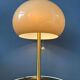Large vintage brass mushroom space age table lamp