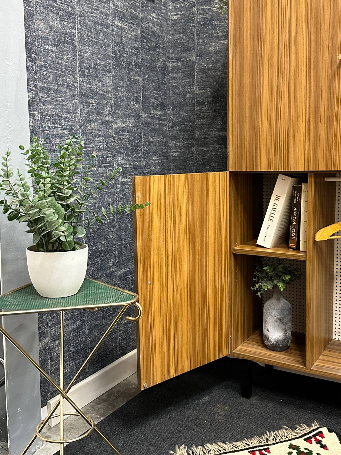 Vintage shoe cabinet