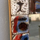 1960s ceramic mirror