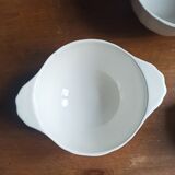 White faience bowls from Gien