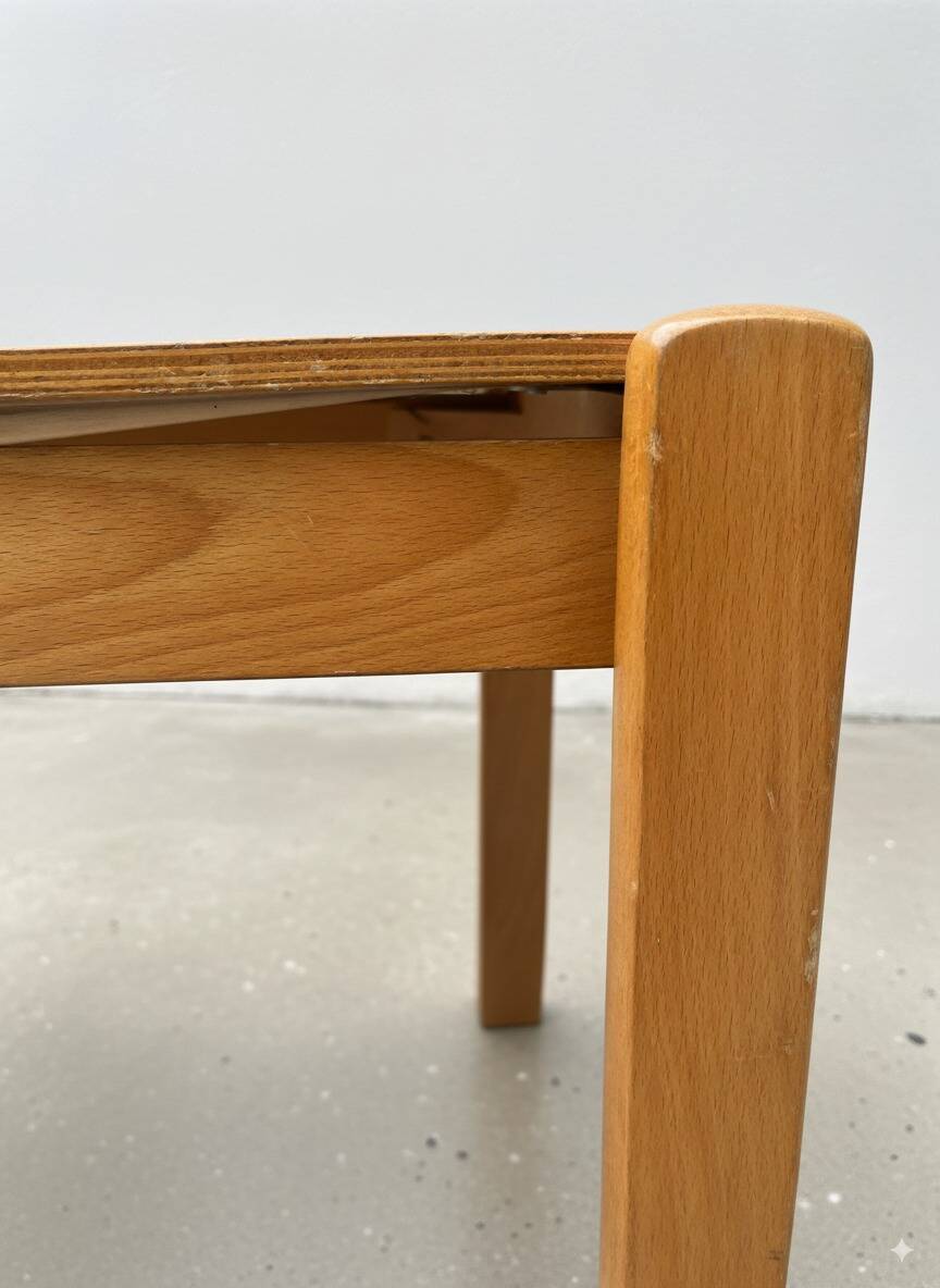 Scandinavian style "omega" beech chair