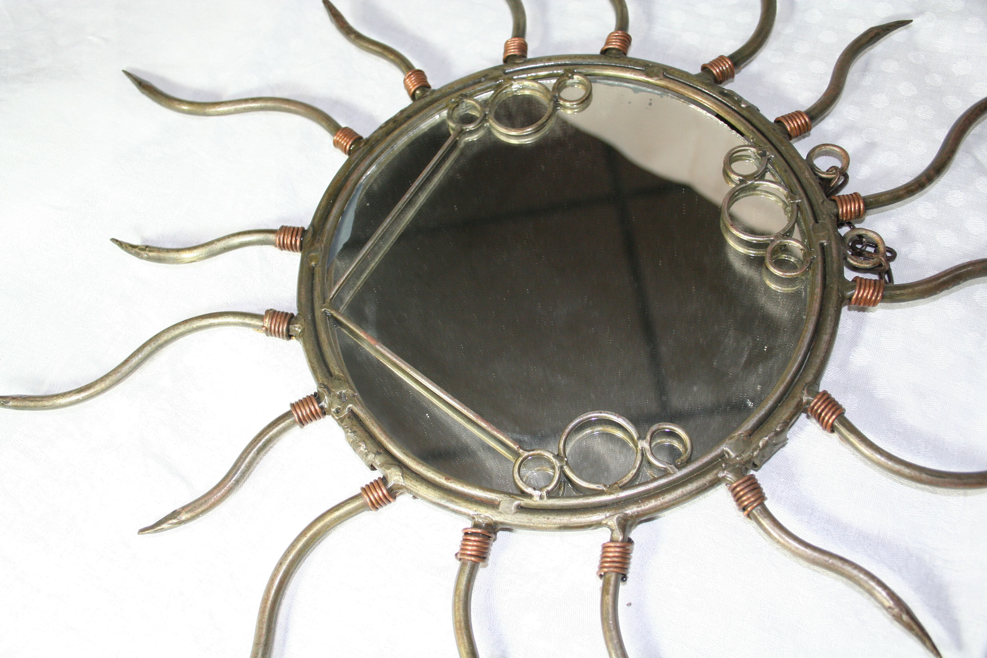 Sun metal mirror 20cm
