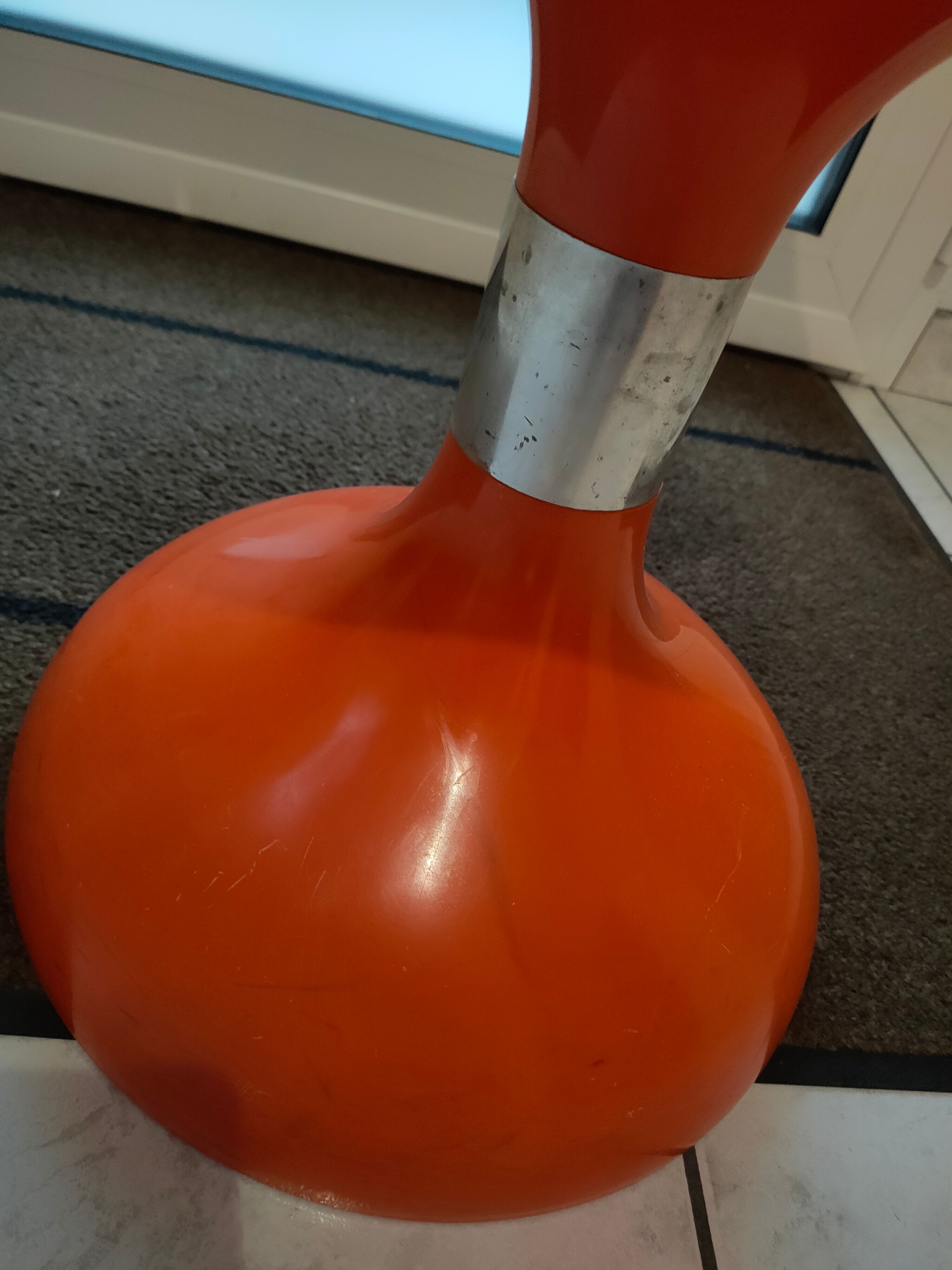 Tabouret Orange "Robur Sgabello Americano", années 70'