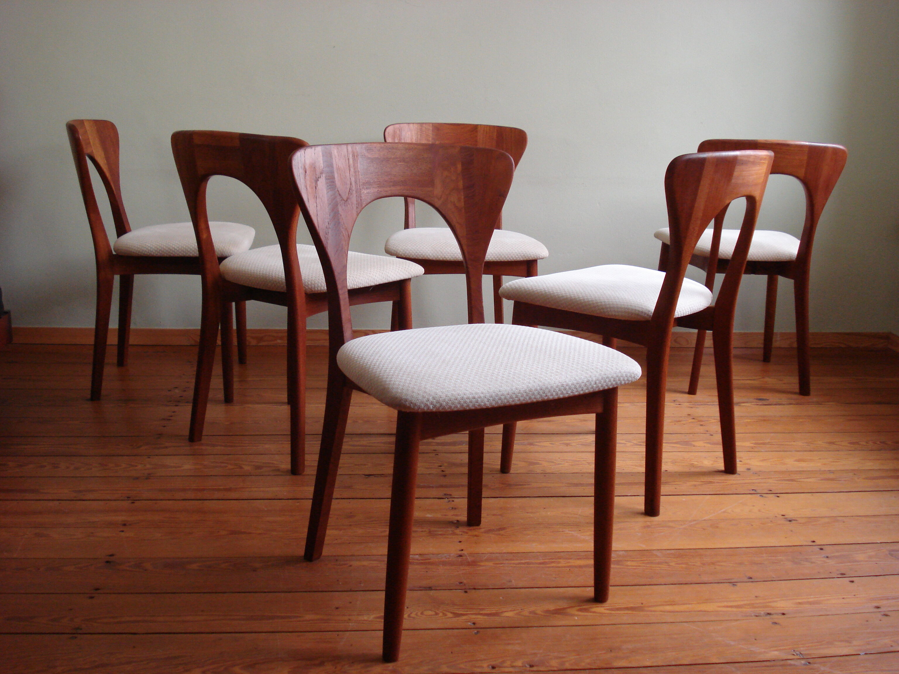 Peter Dining Chairs by Niels Koefoed for Koefoed Hornslet, 1950s, Set of 6