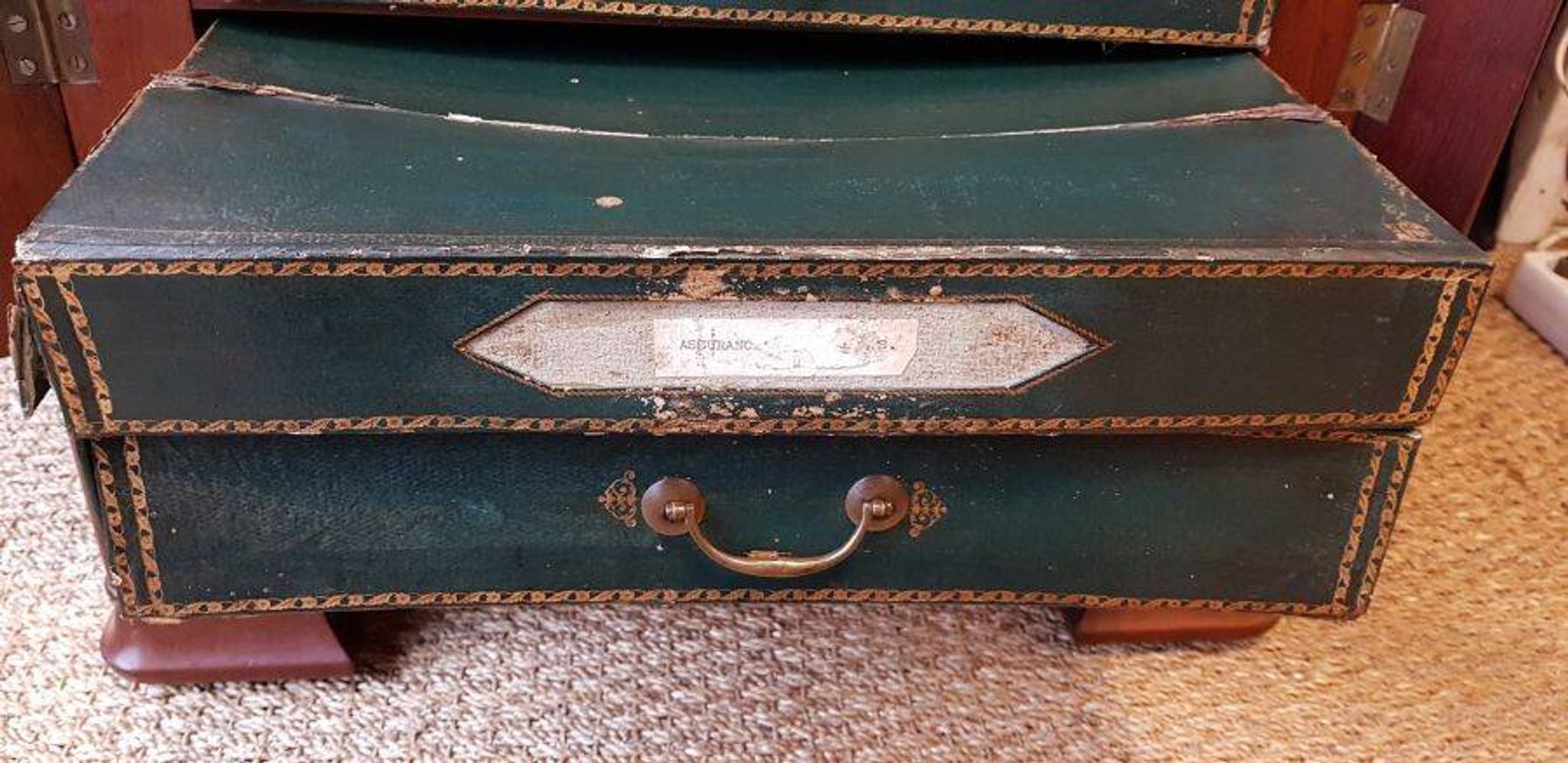 Meuble de rangement, cartonnier en acajou