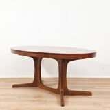 Oval dining table Baumann in teak from the 1970s.