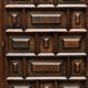 Spanish Brutalist Sideboard With Geometric Patterns, 1940s