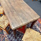 Weathered farm table