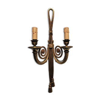 Louis XVI style bronze wall light