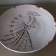 Ceramic dish decor bird