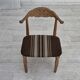 1960s, Danish design by Henning Kjærnulf, et of 4 chairs, wool, oak wood.