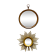 2 miroirs soleil vintage