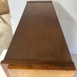 Vintage bookcase with compass feet from the 60s