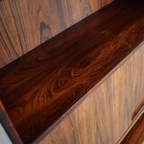 Rosewood bookcase, Danish design, 1970s, designer: Erik Jensen, production: Westergaards Møbelfabrik