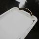 GUY DEGRENNE Serving Tray – Stainless Steel & Brass Handles – France