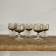 5 verres à liqueur fumés