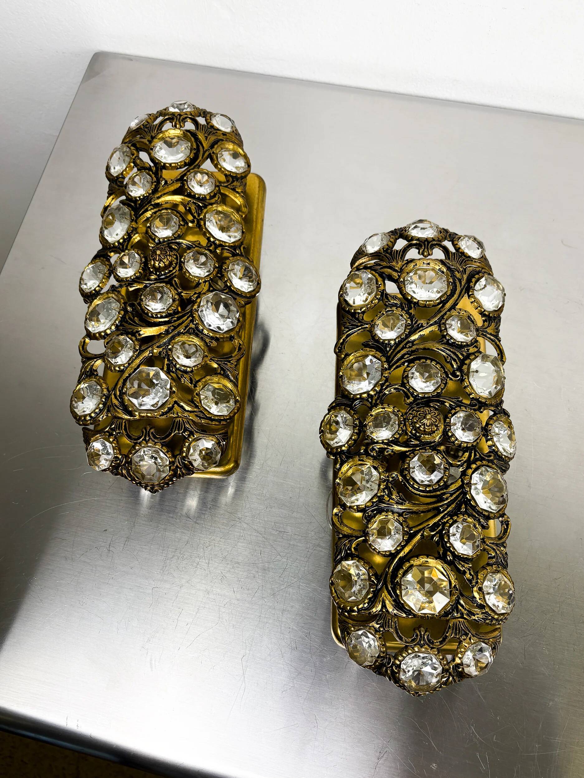 Pair of Palwa sconces by Ernest Palm, 1960s, Spain