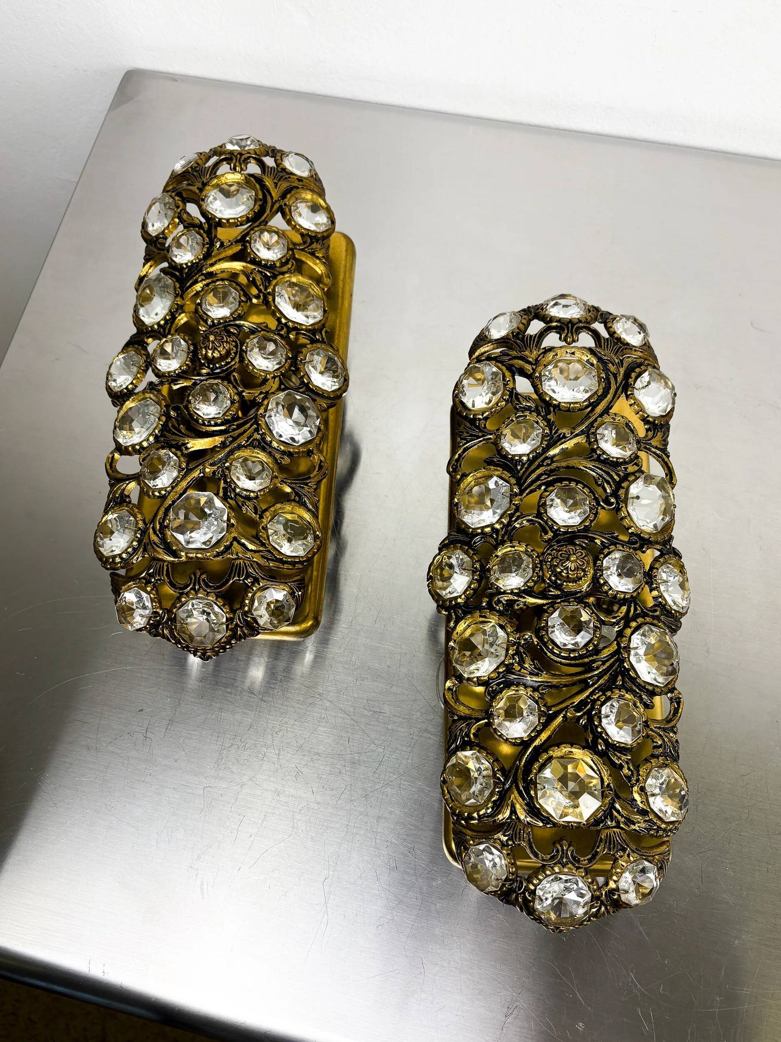 Pair of Palwa sconces by Ernest Palm, 1960s, Spain