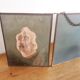 Mirror triptych barber vintage 66cm x 27cm