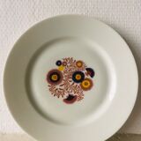Assiettes plates et son plat de service