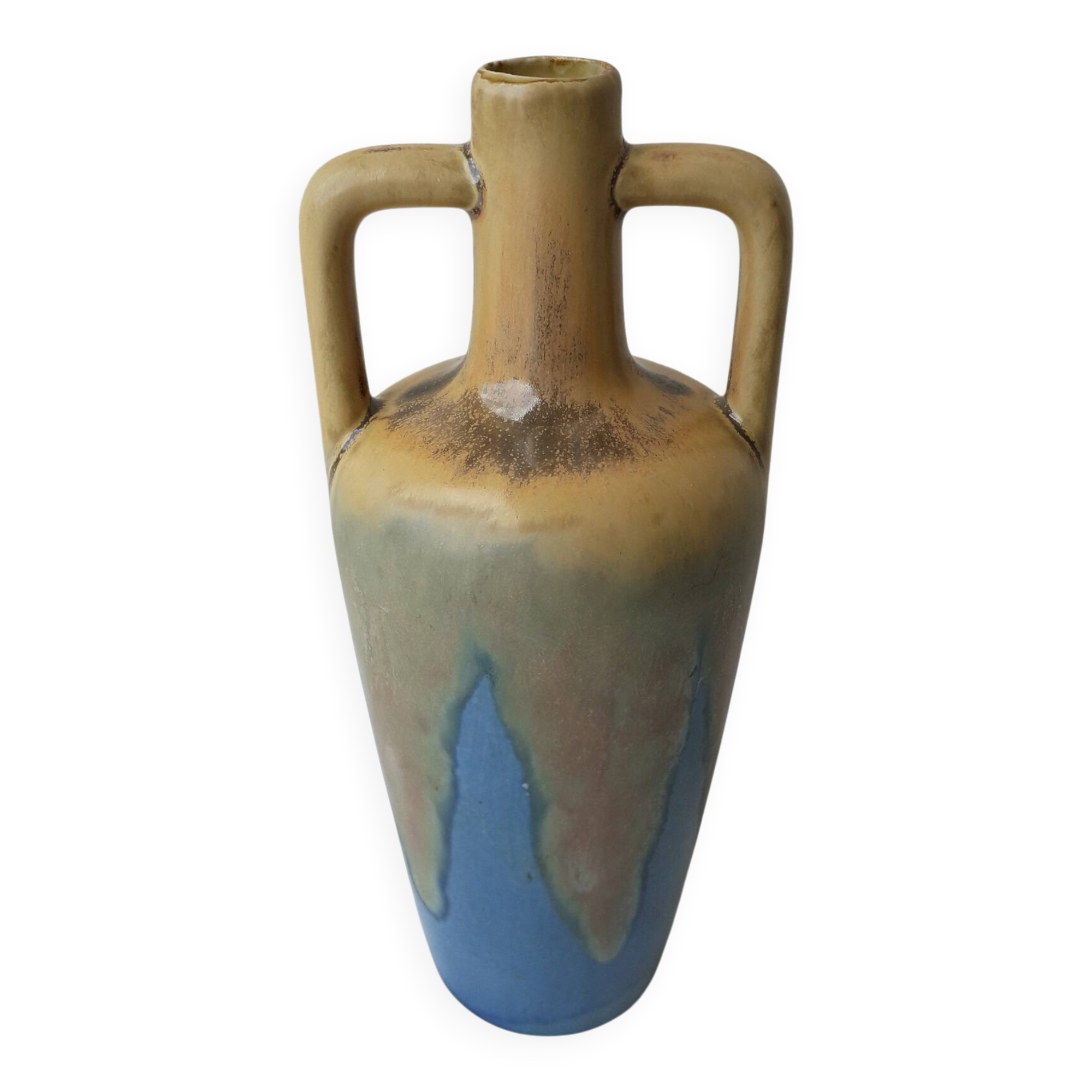 Stoneware single-stem vase