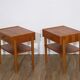 Pair of vintage Scandinavian teak bedside tables 1960