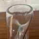 Trio of vintage molded glass vases from the 70s