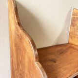 Old small solid wood shelf