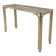 Italian Rectangle Side Table in Brass Bamboo and Smoked Glass, 1970s