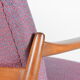 Original restored armchair GFM-64, signed by designer E.Homa, 1960s