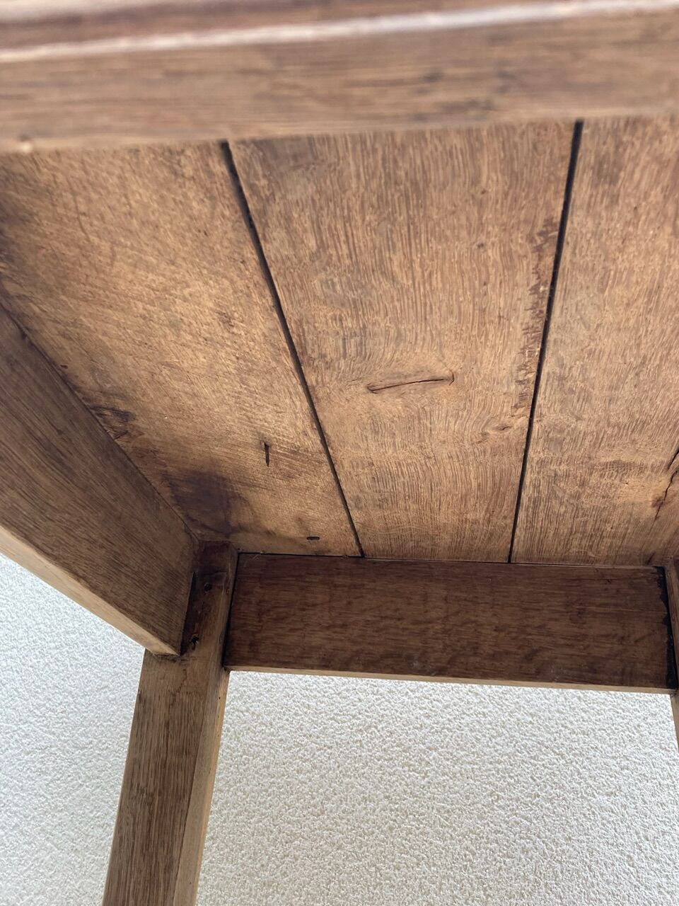 Antique solid wood table