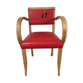 Red bridge armchair