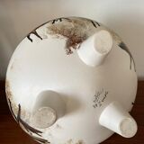 Ceramic vase with rock decoration Vallauris 1960