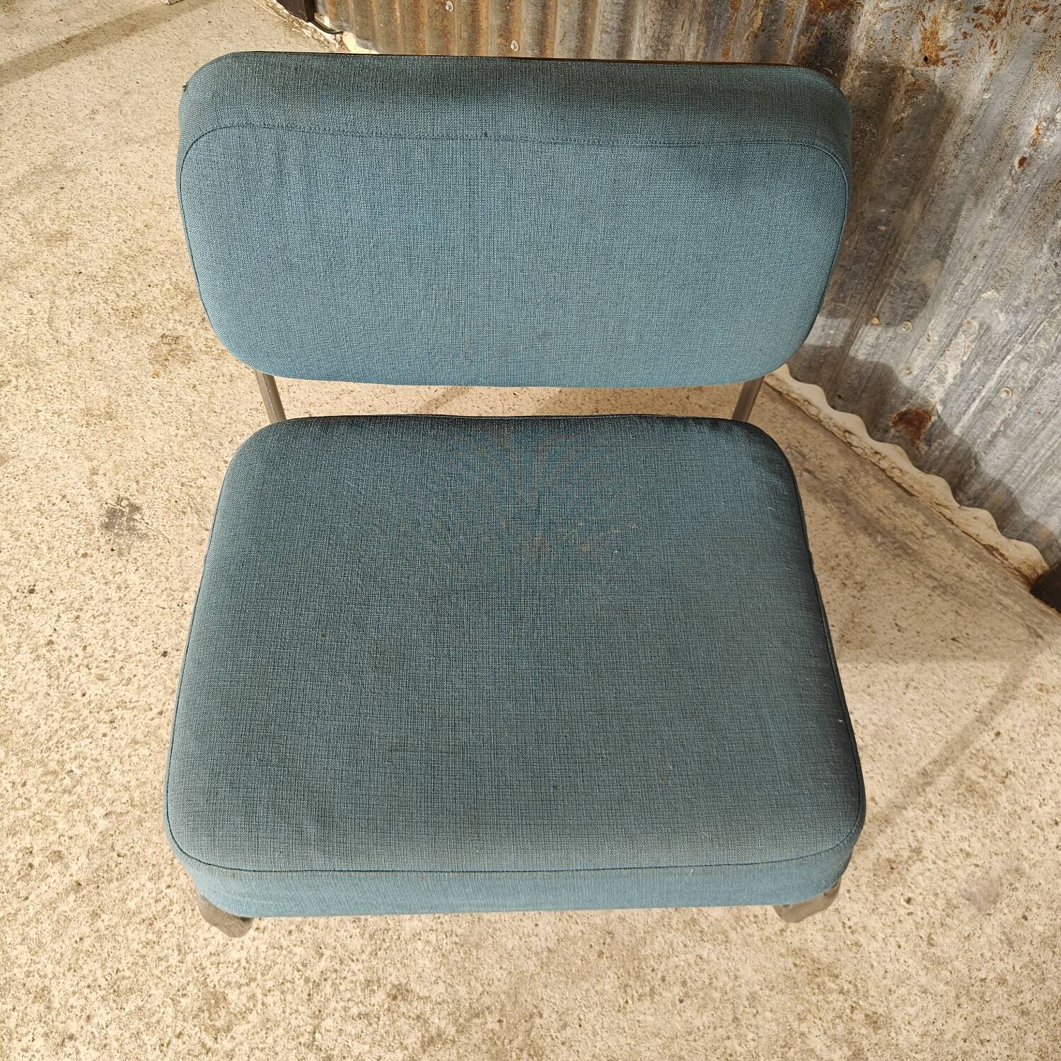 1970s tubular armchair