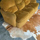 3-seater velvet sofa bed