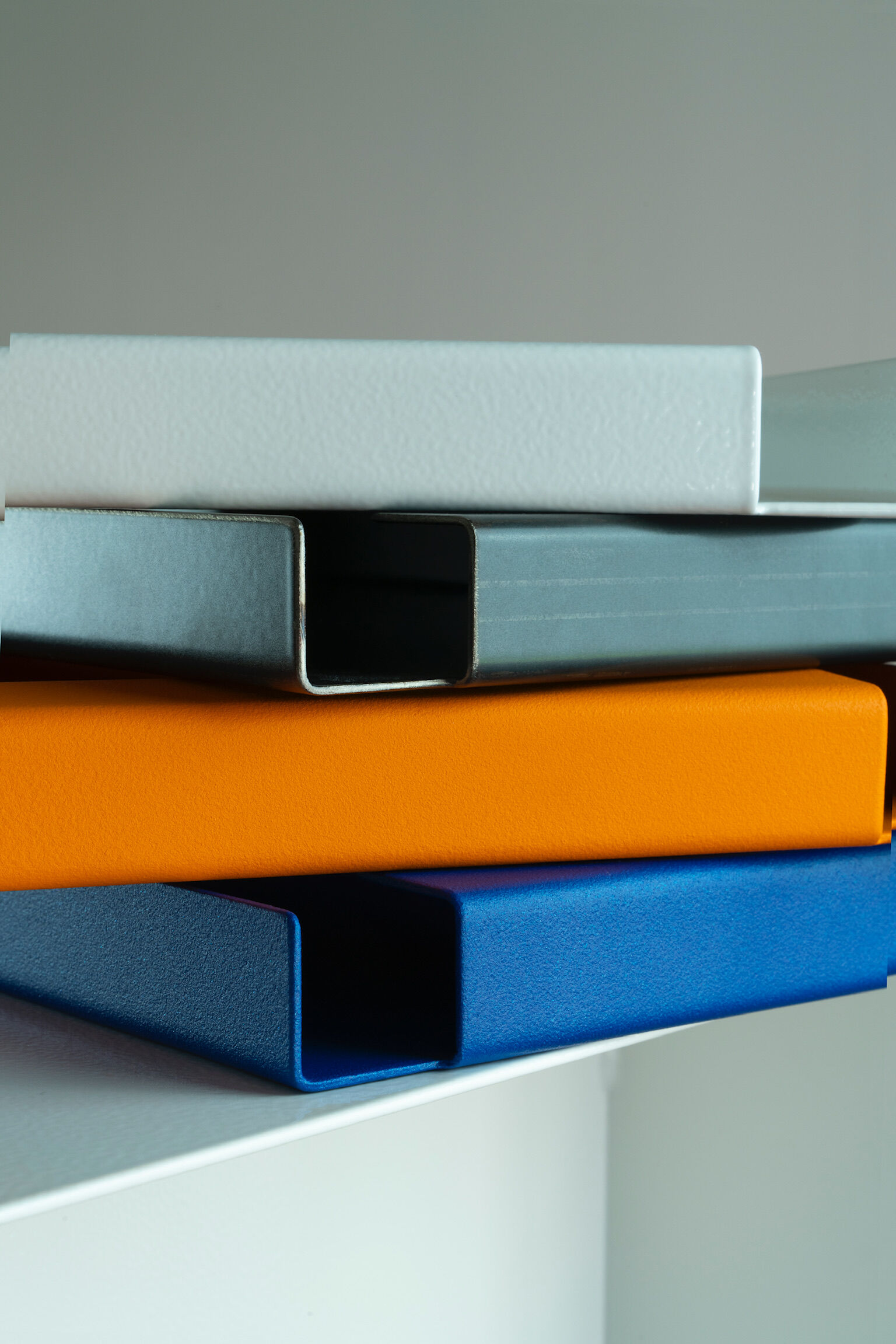 Maud Supplies white tray origami thermolaced steel