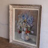 Bouquet of wildflowers painting