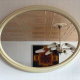 Tiger vintage oval mirror