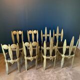 suite of eight chairs
