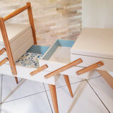 Renovated sewing cart