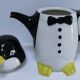 penguin teapot earthenware stamped 70s
