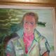 Oil on canvas, carried woman