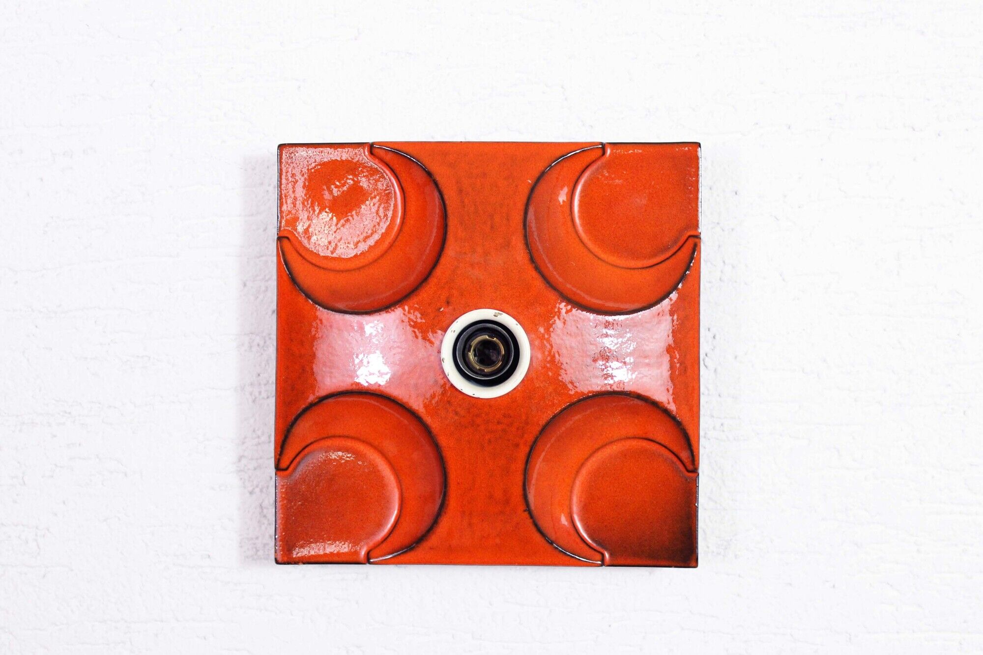 Beautiful wall light Hustadt lights 60s ceramic